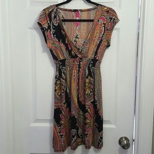 NWOT bright colored dress